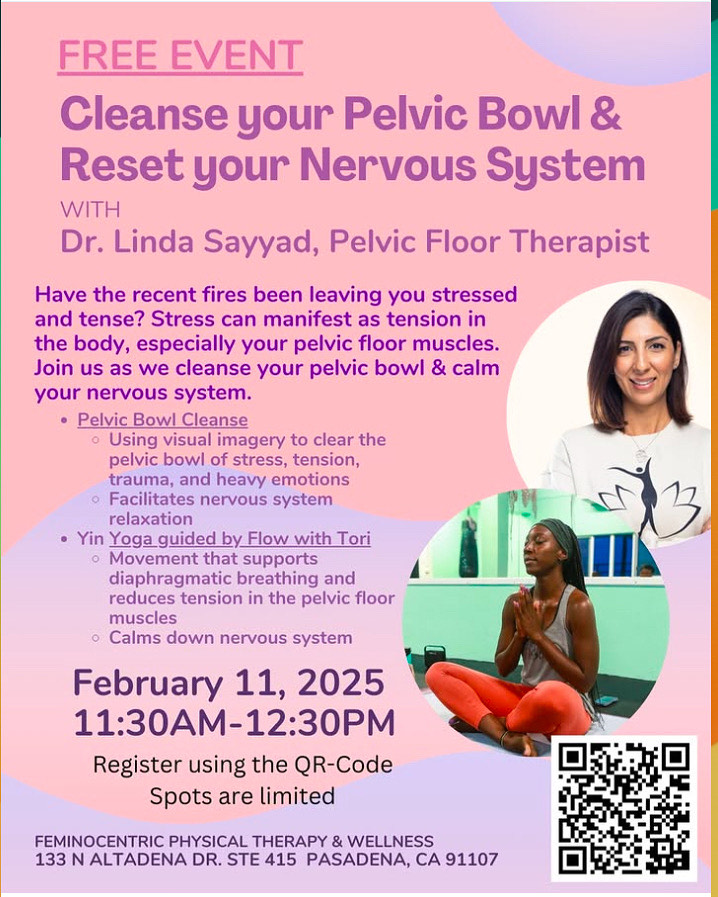 Cleanse your Pelvic Bowl & Reset your Nervous System Free Yoga Event